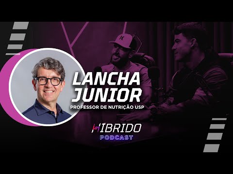 Capa do episódio 011 do Híbrido Podcast, com Lancha Junior